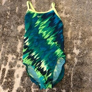 Nike one piece swim suit
